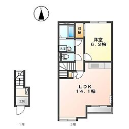 フォレスト　ヴィラ　パートII 2階/-