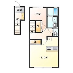 間取図画像 1LDK
