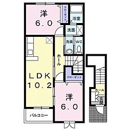 パーク　リア　レジデンスA 2階