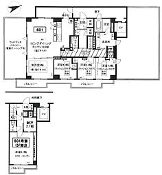 ビバグランデ光琳 5SLDKの間取図画像