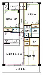 物件の間取り