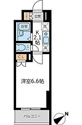 ラクラス杉並方南町 1Kの間取図画像