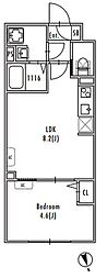 GRANPASEO中野IV 1LDKの間取図画像