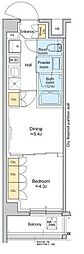 RESIDENCEKLENJI 1DKの間取図画像