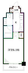 Primal方南町 1Kの間取図画像