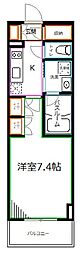 ブライズ高円寺 1Kの間取図画像