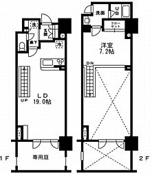 レジディア杉並方南町 1LDKの間取図画像