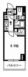 レジディア杉並方南町 1Kの間取図画像