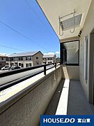 洗濯物もカラッと天日干しができます！