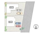 2号棟は向かって右側になります！車2台分確保予定◎