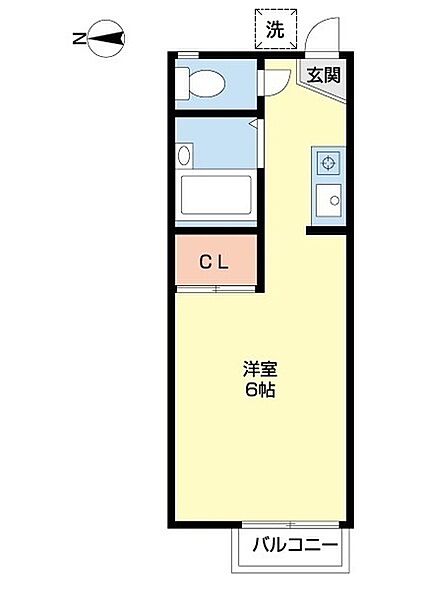 グレーハウス C｜神奈川県秦野市北矢名(賃貸アパート1R・2階・19.80㎡)の写真 その2