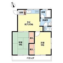 松延ハイツA 201 ｜ 神奈川県平塚市纒618-9（賃貸アパート2DK・2階・43.79㎡） その2