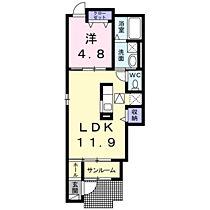 ボン・ボヌール 101 ｜ 神奈川県伊勢原市神戸693-1（賃貸アパート1LDK・1階・41.67㎡） その2