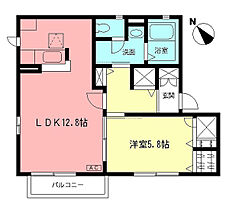 プランドールKII 102 ｜ 神奈川県伊勢原市板戸124-1（賃貸アパート1LDK・1階・46.67㎡） その2