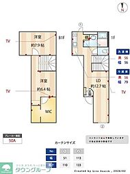 SPコート目白 2LDKの間取図画像