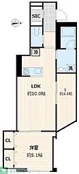 AZSmart目白御留山 1SLDKの間取図画像