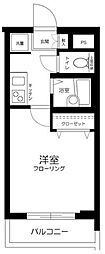 スカイコート練馬壱番館 1Kの間取図画像