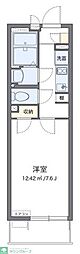 グリーンガーデン 1Kの間取図画像