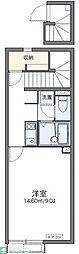 レオネクストルミナウス春日 1Kの間取図画像