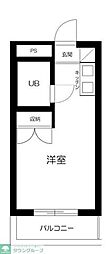 ステラ石神井 1Kの間取図画像