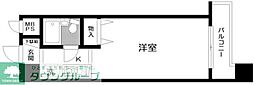 日神パレス桜台 ワンルームの間取図画像
