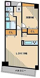 メゾン・ド・アリエ 1LDKの間取図画像