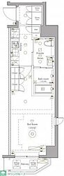 dips野方 1Kの間取図画像