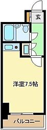 ライオンズマンション中野東 ワンルームの間取図画像