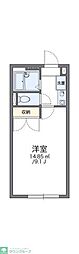 メイプルハイム高野台1号館 1Kの間取図画像