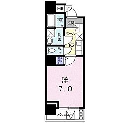 リヨンドール大泉学園 1Kの間取図画像