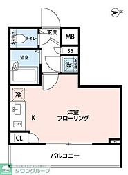PalaisHomes桜台 ワンルームの間取図画像