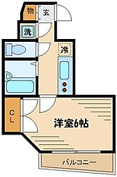 フェニックス高井戸南 1Kの間取図画像