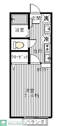 シャルマンアビテ・1 1Kの間取図画像