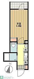 西東京市保谷町6丁目アパート 1Kの間取図画像