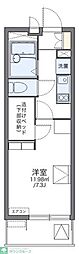 ラピアンタ都立家政 1Kの間取図画像