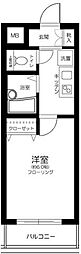 CQレジデンス練馬赤塚 1Kの間取図画像