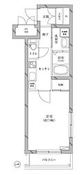 ReCRACIA富士見台 1Kの間取図画像