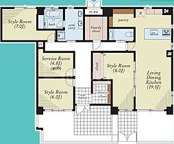 間取図画像 3SLDK