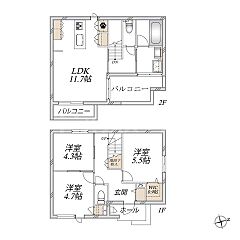 物件の間取り