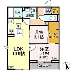 物件の間取り