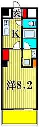 市川市南八幡4丁目マンション 1Kの間取図画像