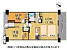 間取り：4階部分のため陽当たりが良好なお部屋です