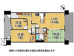 間取図画像 3LDK