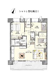間取図画像 3LDK