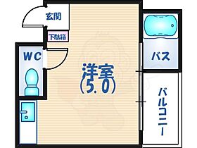 広島県広島市中区十日市町２丁目7番25号（賃貸マンション1R・2階・14.50㎡） その2