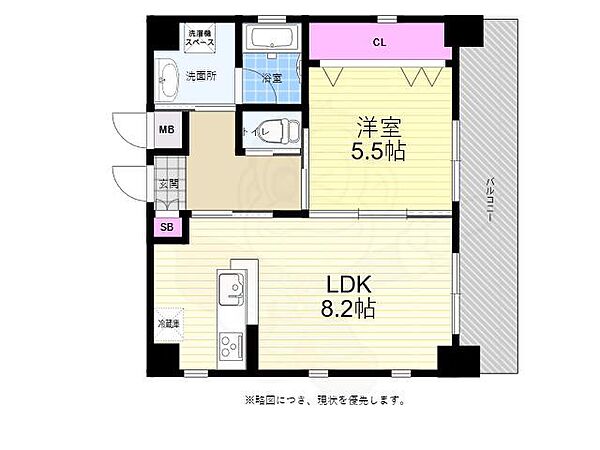 アクアコート横川 ｜広島県広島市西区横川町２丁目(賃貸マンション1LDK・5階・41.00㎡)の写真 その2