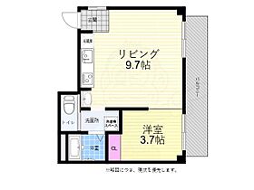 広島県広島市中区千田町２丁目11番18号（賃貸マンション1LDK・4階・34.73㎡） その2