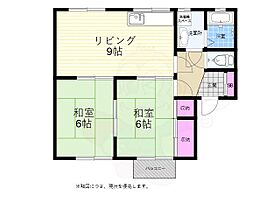 広島県広島市南区翠２丁目24番19号（賃貸アパート2LDK・1階・51.60㎡） その2