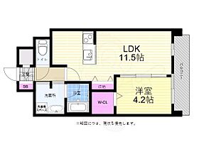 広島県広島市中区東白島町13番24号（賃貸マンション1LDK・4階・42.55㎡） その2