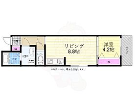 広島県広島市中区吉島東１丁目17番2号（賃貸アパート1LDK・1階・31.80㎡） その2